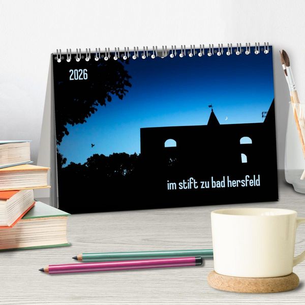 Produktbild: im stift zu bad hersfeld (Tischkalender 2026 DIN A5 quer), CALVENDO Monatskalender