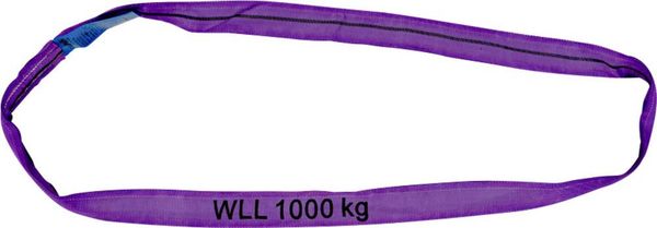 Petex 47201224 Rundschlinge Arbeitslast (WLL)=1 t Violett EN 1492-1 DIN 1492-1