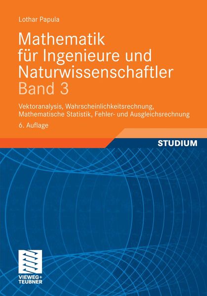 Produktbild: Mathematik f&uuml;r Ingenieure und Naturwissenschaftler Band 3
