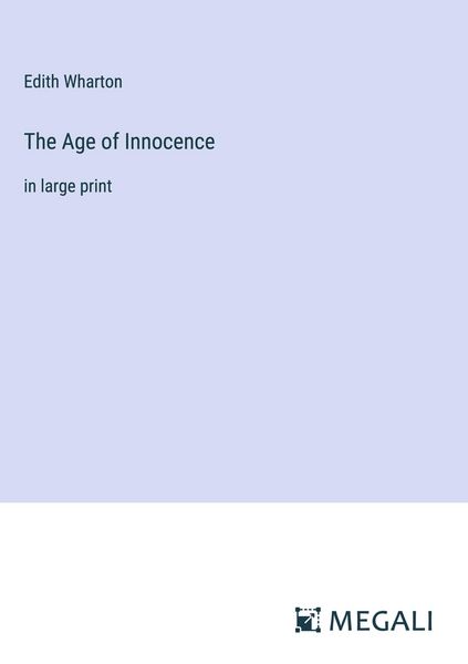 Produktbild: The Age of Innocence