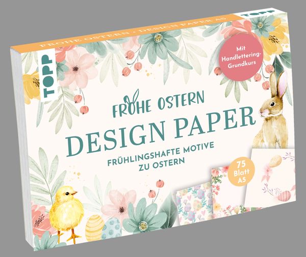 Produktbild: Design Paper Frohe Ostern A5