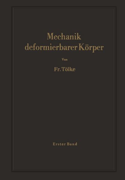 Produktbild: Mechanik deformierbarer K&ouml;rper