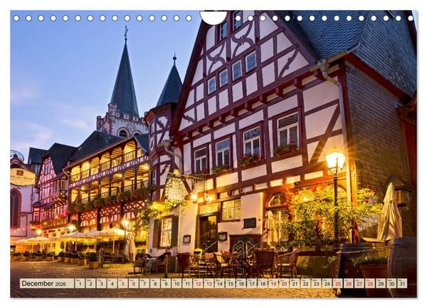 Produktbild: Middle Rhine Valley (Wall Calendar 2026 DIN A4 landscape), CALVENDO 12 Month Wall Calendar