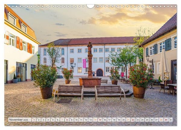 Produktbild: Ettlingen Impressionen (Wandkalender 2026 DIN A3 quer), CALVENDO Monatskalender