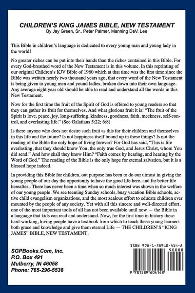 Produktbild: Children's King James Bible, New Testament