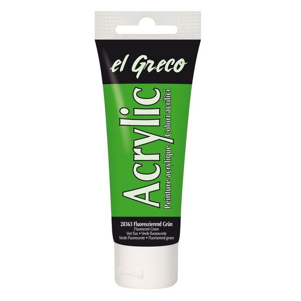 KREUL Acrylfarbe eL Greco grün fluoreszierend 75ml Tube