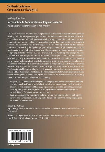 Produktbild: Introduction to Computation in Physical Sciences