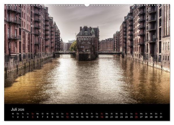 Produktbild: Hamburg (hochwertiger Premium Wandkalender 2026 DIN A2 quer), Kunstdruck in Hochglanz