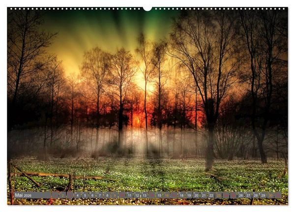 Produktbild: Friesland, verzauberte Landschaft an der Nordsee (hochwertiger Premium Wandkalender 2026 DIN A2 quer), Kunstdruck in Hochglanz