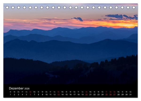 Produktbild: Entschleunigt ... reisen durch traumhafte Landschaften "Les Grandes Alpes" (Tischkalender 2026 DIN A5 quer), CALVENDO Monatskalender