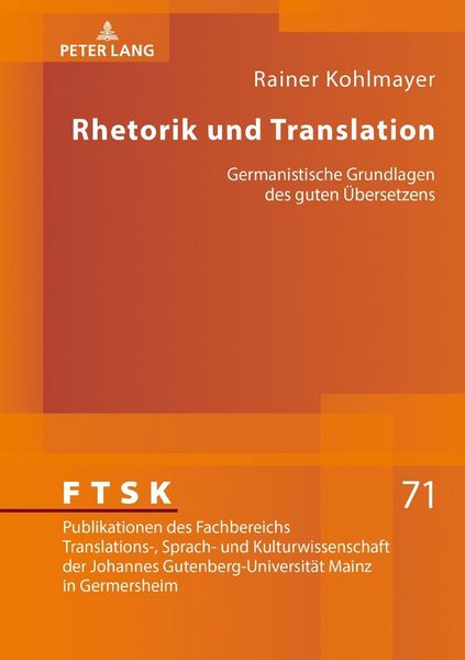 Produktbild: Rhetorik und Translation