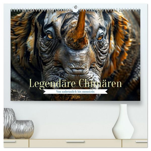 Produktbild: Legend&auml;re Chim&auml;ren - Von unheimlich bis monstr&ouml;s (hochwertiger Premium Wandkalender 2026 DIN A2 quer), Kunstdruck in Hochglanz
