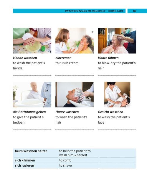 Produktbild: PONS Bildw&ouml;rterbuch Deutsch f&uuml;r Pflegekr&auml;fte