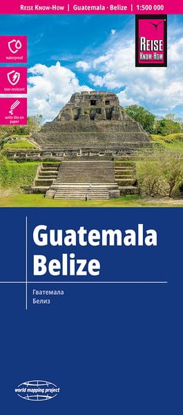 Produktbild: Reise Know-How Landkarte Guatemala, Belize (1:500.000)