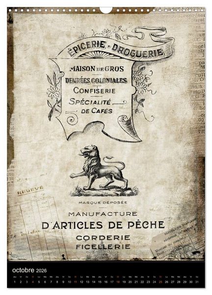 Produktbild: Le coffre vintage (Calendrier mural 2026 DIN A3 horizontal), CALVENDO calendrier mensuel