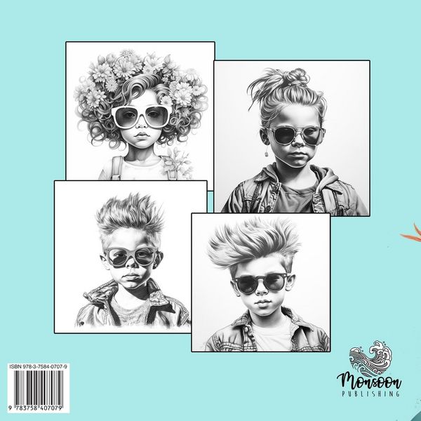 Produktbild: Coole Kids Malbuch f&uuml;r Erwachsene