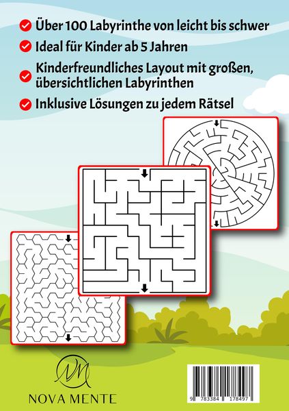 Produktbild: Labyrinthe f&uuml;r Kinder ab 5 Jahren - Band 28