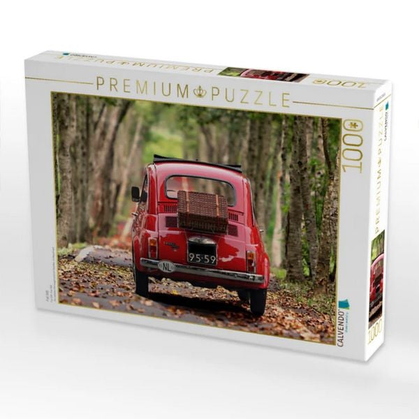 Produktbild: CALVENDO Puzzle Fiat 500 | 1000 Teile Lege-Gr&ouml;&szlig;e 64x48cm Foto-Puzzle f&uuml;r gl&uuml;ckliche Stunden