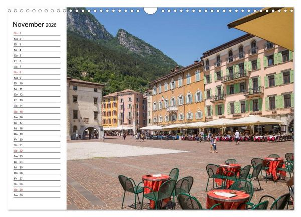 Produktbild: WUNDERBARER GARDASEE Riva del Garda und Torbole (Wandkalender 2026 DIN A3 quer), CALVENDO Monatskalender