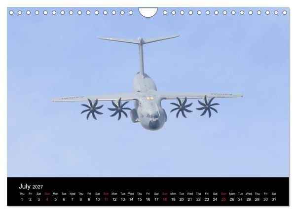Produktbild: Airbus A400M Atlas (Wall Calendar 2027 DIN A4 landscape), CALVENDO 12 Month Wall Calendar