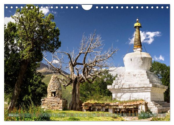 Produktbild: Stupas &ndash; Buddhistische Sakralbauten 2026 (Wandkalender 2026 DIN A4 quer), CALVENDO Monatskalender