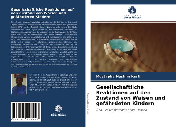 Produktbild: Gesellschaftliche Reaktionen auf den Zustand von Waisen und gef&auml;hrdeten Kindern