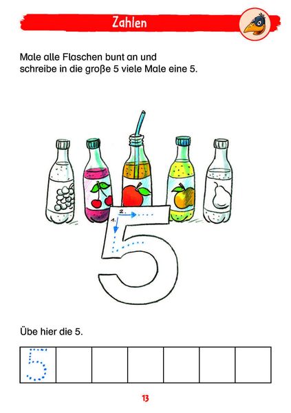 Produktbild: Mein Matheblock mit Rabe Linus - 1. Klasse