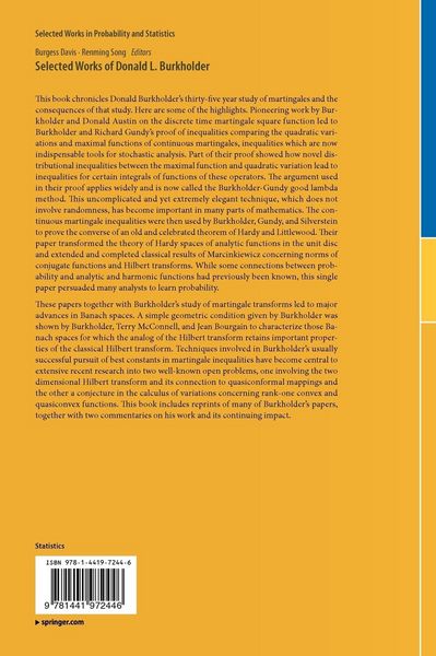 Produktbild: Selected Works of Donald L. Burkholder