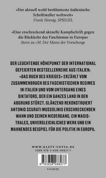 Produktbild: M. Das Buch des Krieges