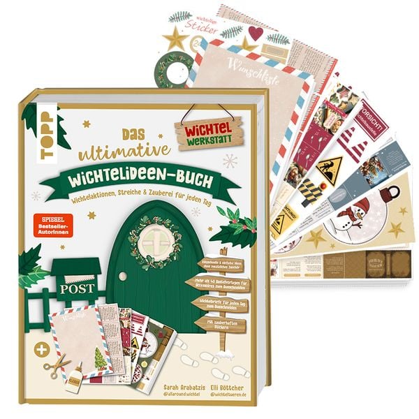 Produktbild: Das ultimative Wichtelideen-Buch. Wichtelaktionen, Streiche & Zauberei f&uuml;r jeden Tag.