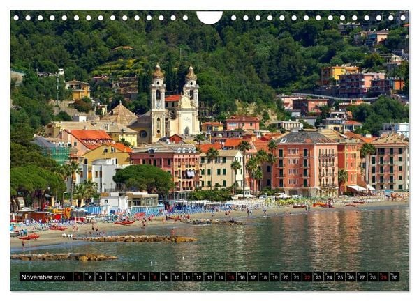 Produktbild: Riviera di Ponente (Wandkalender 2026 DIN A4 quer), CALVENDO Monatskalender