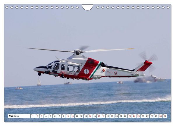 Produktbild: Hubschrauber in Action (Wandkalender 2026 DIN A4 quer), CALVENDO Monatskalender