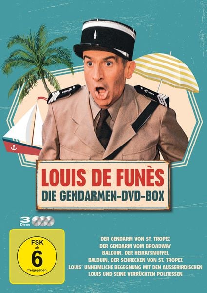 Louis de Funes - Gendarmen DVD Box