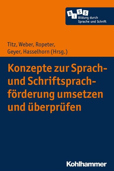 Produktbild: Konzepte zur Sprach- und Schriftsprachf&ouml;rderung umsetzen und &uuml;berpr&uuml;fen