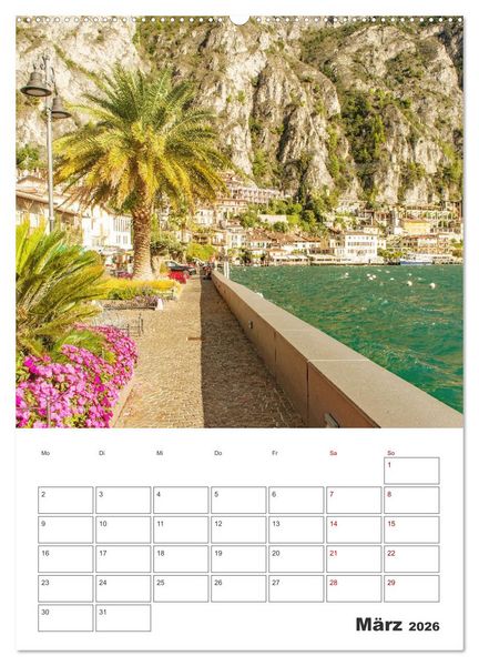 Produktbild: Limone sul Garda - Urlaubsplaner (Wandkalender 2026 DIN A2 hoch), CALVENDO Monatskalender