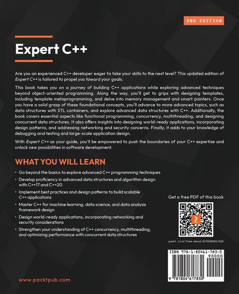 Produktbild: Expert C++ - Second Edition