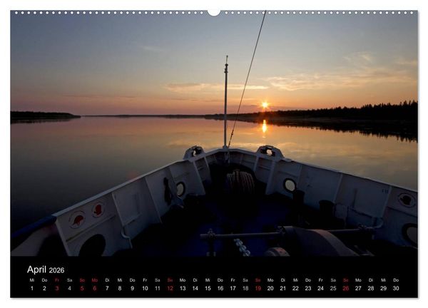 Produktbild: Sibirien- Impressionen von der Lena (hochwertiger Premium Wandkalender 2026 DIN A2 quer), Kunstdruck in Hochglanz