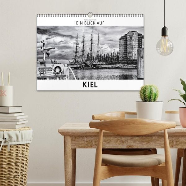 Produktbild: Ein Blick auf Kiel (Wandkalender 2026 DIN A3 quer), CALVENDO Monatskalender
