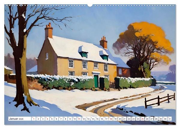 Produktbild: Englische Cottages (Wandkalender 2026 DIN A2 quer), CALVENDO Monatskalender