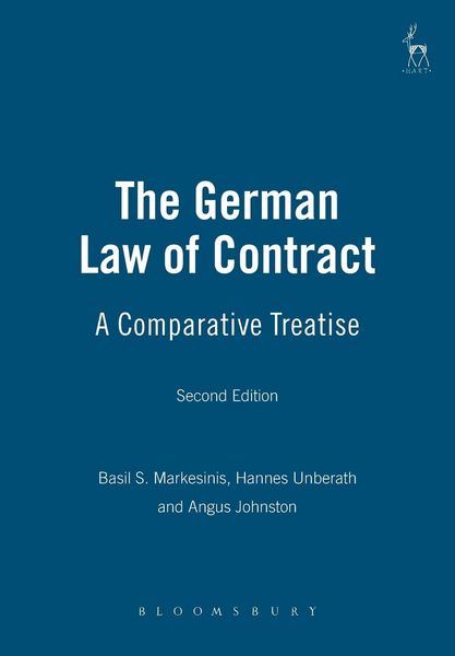 Produktbild: German Law of Contract