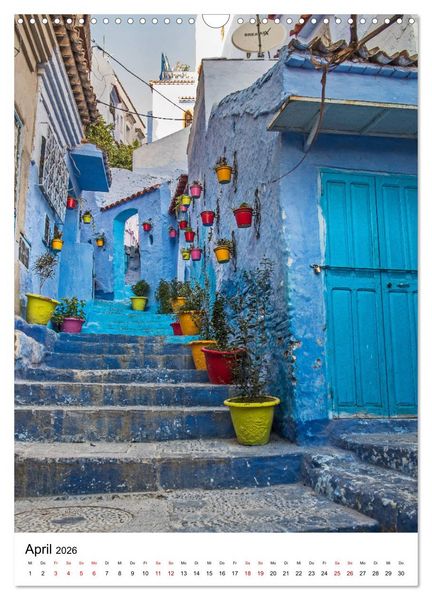 Produktbild: Marokko - Chefchaouen (Wandkalender 2026 DIN A3 hoch), CALVENDO Monatskalender