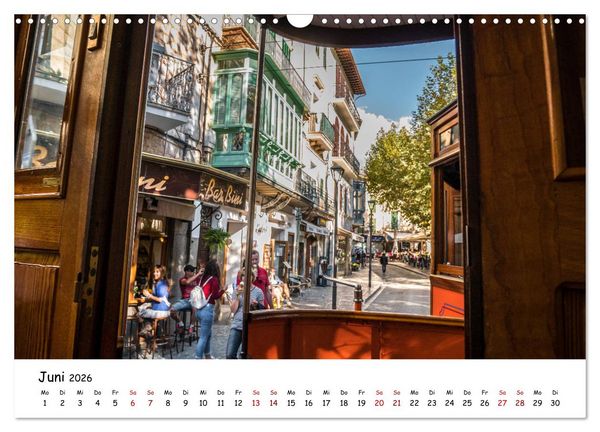 Produktbild: Die Schienen von Soller und Port de Soller (Wandkalender 2026 DIN A3 quer), CALVENDO Monatskalender
