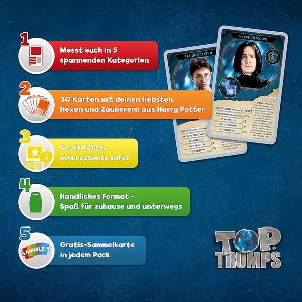 Produktbild: Top Trumps Quiz Harry Potter