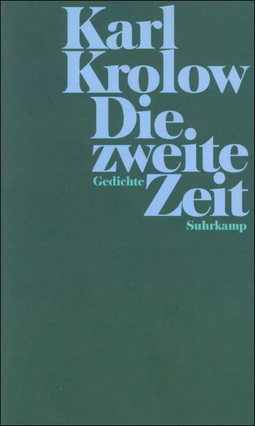 Produktbild: Krolow, K: zweite Zeit