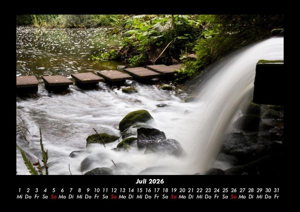 Produktbild: Wasserf&auml;lle 2026 Fotokalender DIN A3