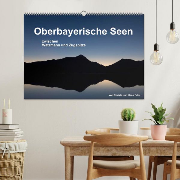 Produktbild: Oberbayerische Seen (Wandkalender 2026 DIN A2 quer), CALVENDO Monatskalender
