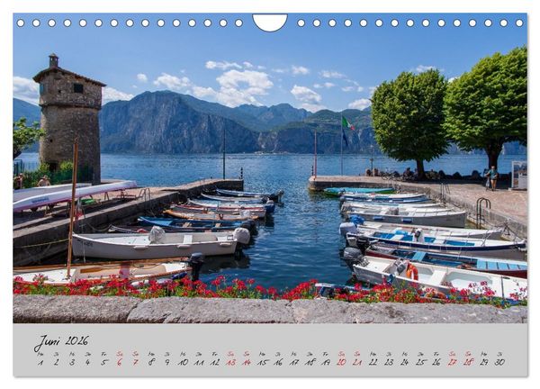 Produktbild: Sehnsuchtsziel Lago di Garda (Wandkalender 2026 DIN A4 quer), CALVENDO Monatskalender
