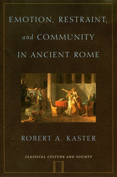 Produktbild: Emotion, Restraint, and Community in Ancient Rome