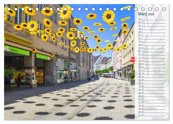 Produktbild: Romantisches Augsburg (Tischkalender 2026 DIN A5 quer), CALVENDO Monatskalender