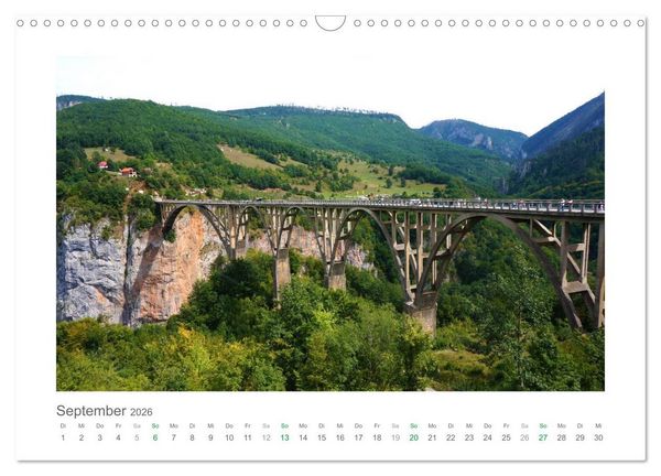 Produktbild: Traumhaftes Montenegro - Entdecken Sie die Perle der Adria im S&uuml;den Europas (Wandkalender 2026 DIN A3 quer), CALVENDO Monatskalender